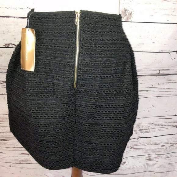 NWT! Francesca's High-Waisted Black A-Line Skirt - Picture 5 of 10